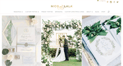 Desktop Screenshot of nicoandlala.com